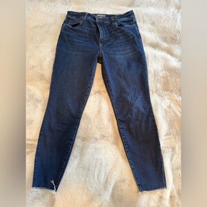 Kut from the Kloth Dark Blue Donna High Rise Ankle Skinny Jeans